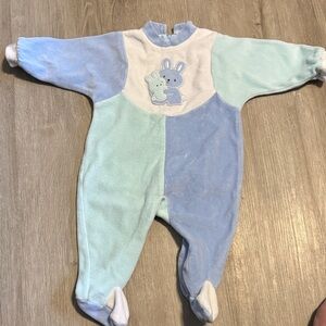 Blue and White Kids One Piece